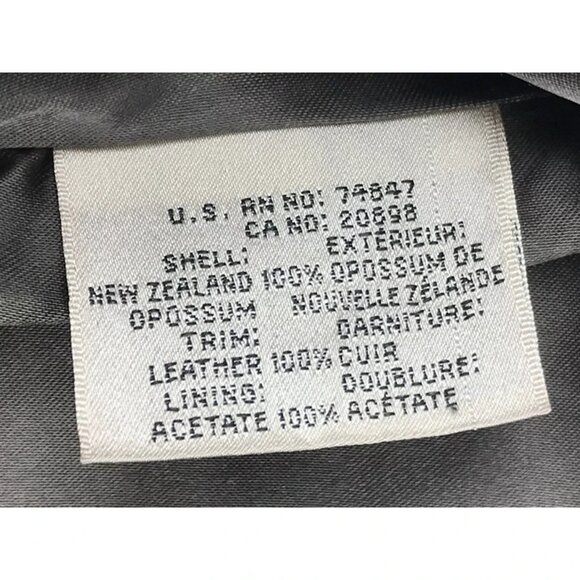 Andrew Marc Addition Sleeveless Vest Jacket Womens Black Opossum‎ Fur Size Small - Picture 10 of 11